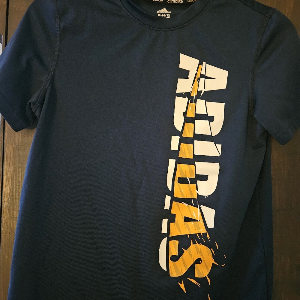 Adidas Climalite Blue Youth Size M 10/12